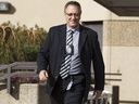 Edmonton Police Service Det. David Schening seen in 2014. Schening later retired and joined the EPS emergency communications unit, where he answered a contentious 911 call from trans advocate Marni Panas. The call is the subject of a human rights complaint.